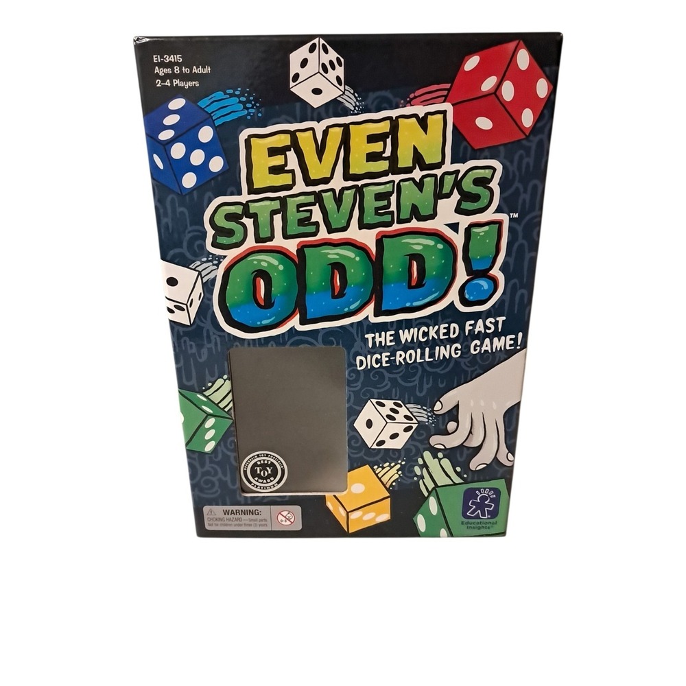 Even Stevens Odd Wicked Fast Dice-Rolling Game Educational Insights
